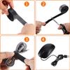 5M/Roll Fastening Cable Ties Reusable Hook and Loop Cable Organizer Straps Fastening Tape For Wires Managing Household Organizer