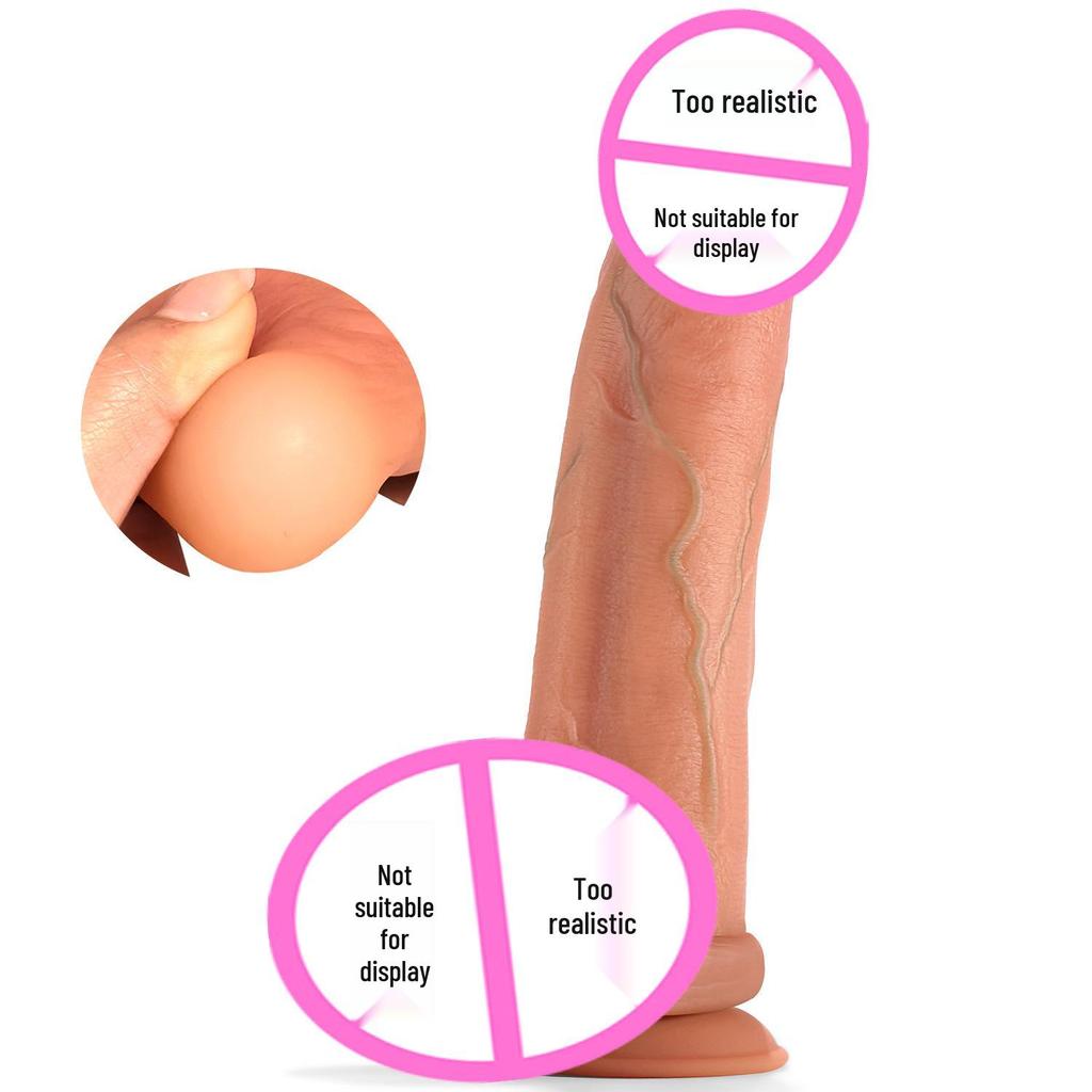 Top-Selling Silicone Realistic Dildo - Large & Soft Easy-to-Insert Women's Masturbator