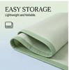 Cooling Ice Silk Rattan Mat 3-Piece Set Foldable Fitted Sheet 150/180x200cm Dorm Summer