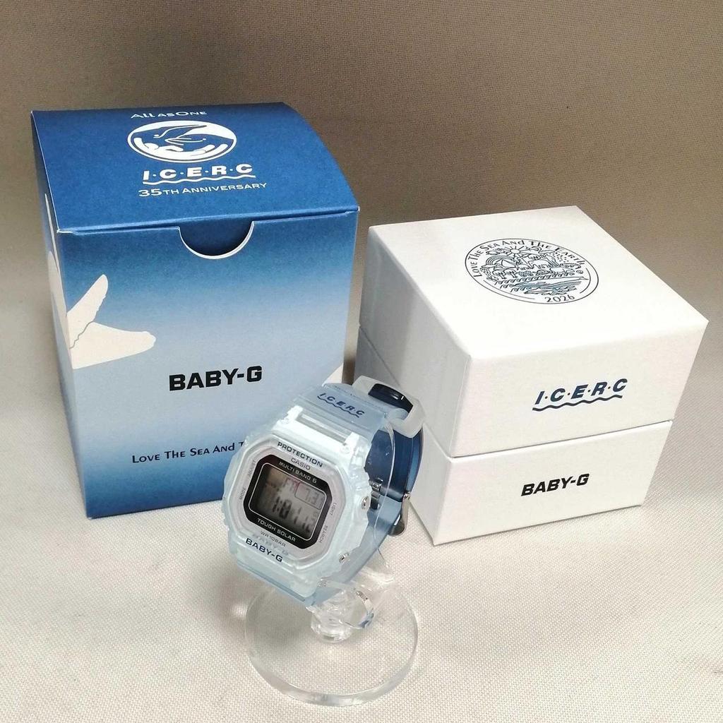 Used CASIO BGD-5650K-2JR Dolphin Whale Model LOVE THE SEA AND THE EARTH BAB