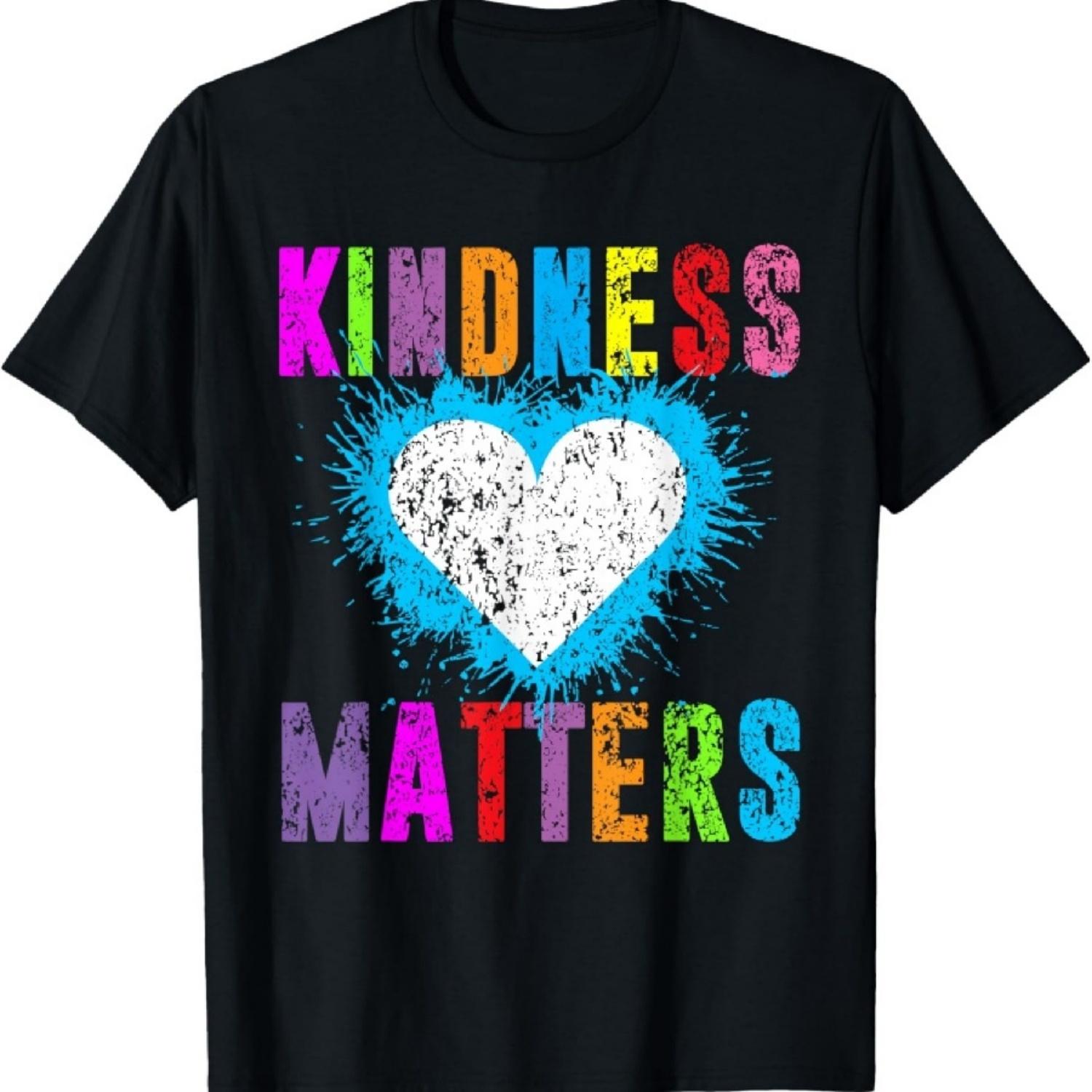 

Kindness Matters Choose Kind Anti Bullying Movement Shirt T-Shirt XXXXXL чёрный
