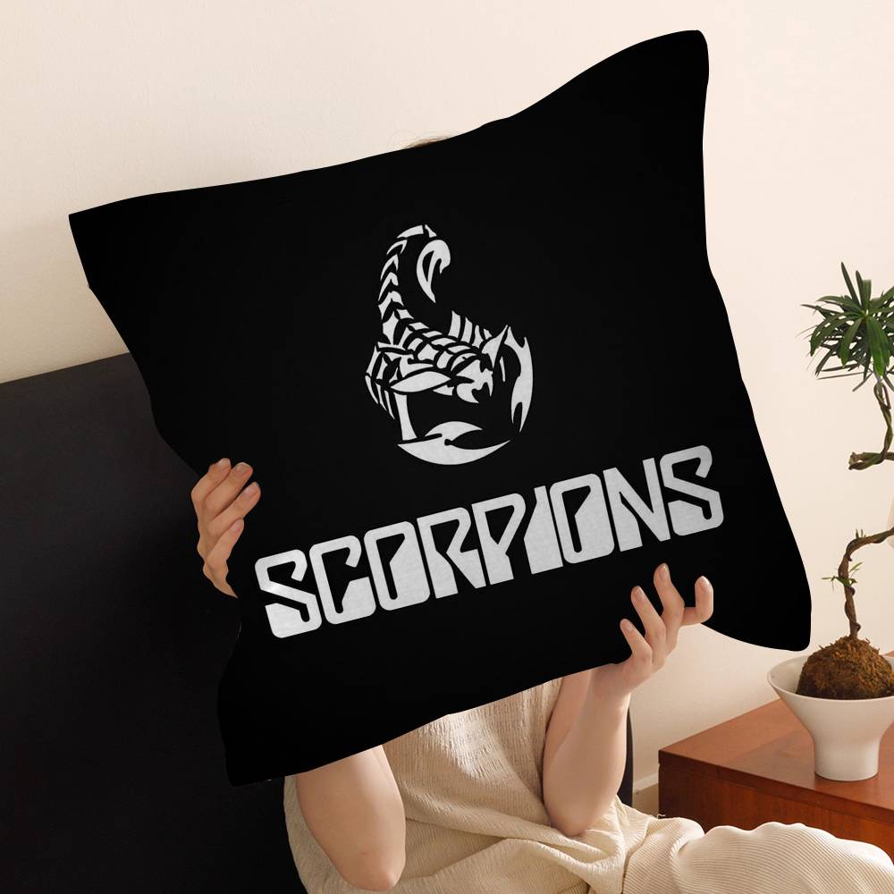 Hard Rock Band S-Scorpions Cushion Cover Pillow Cover Decor Pillowcase Printed Cushion Case for Couch