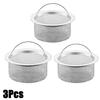 1/2/3Pcs Stainless Steel Kitchen Sink Strainer Thickened Anti Clog Drain Filter Leak Proof Mesh For Sink Basket Debris Catcher
