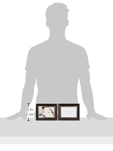 VANJOH Photo Frame Pair LW [Large X 2 Frames] Horizontal, Dark Brown, PF-LWY-DB