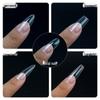 Seamless Manicure: Square to Water Drop Shape Oval Wearable Nails Fake Fingernail Stickers