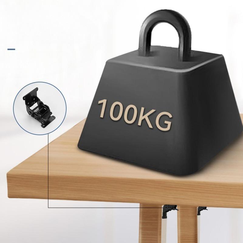 1PC 180/90 Degree Folding Hinge Self-locking Table Legs Coffee Table Dining Table Connection Foot Hinge Hardware Accessories