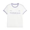 Li Ning Sports Lifestyle Serie Rundhals Gestreift Buchstabe Lässig Vielseitig Kurzarm T-Shirt Damen T-Shirt ATSW366-2