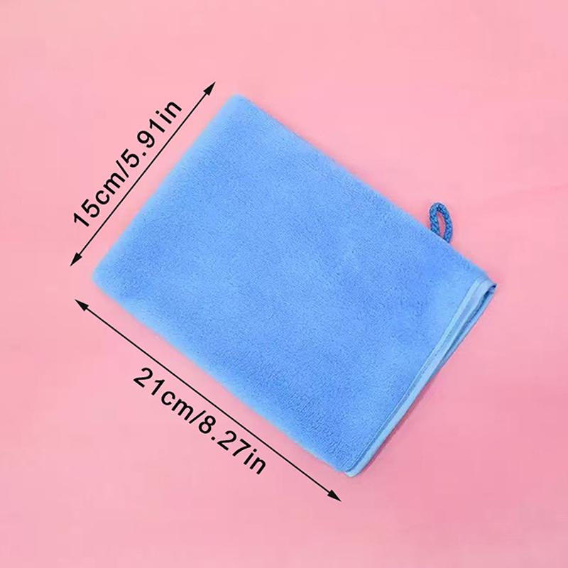 1Pc Reusable Facial Cleansing Glove Microfiber Cloth Makeup Remover Towel Face Towel Face Cleaner Pads Face Care Tool