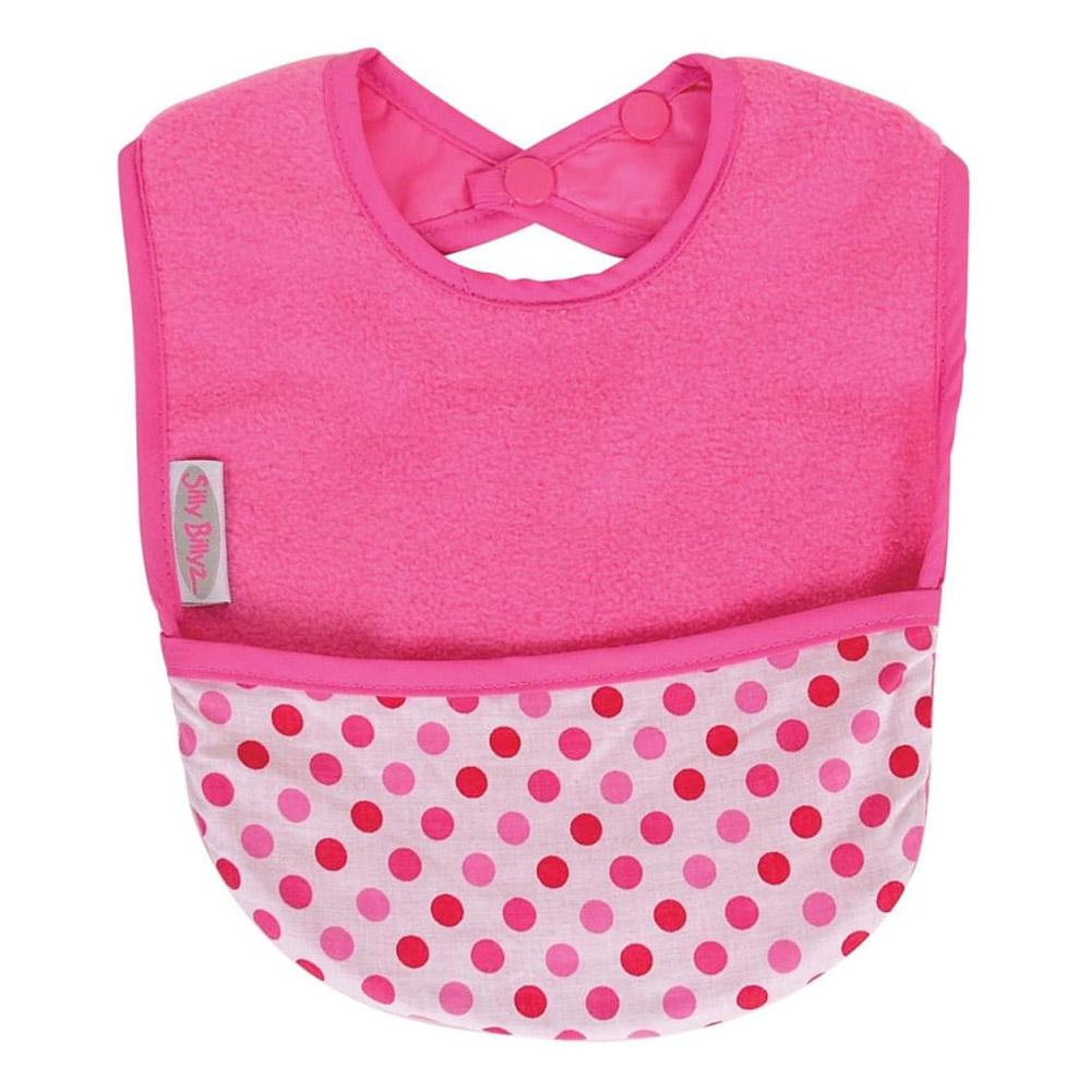 Babador de bolso de lã Silly Billyz Silly Billyz (Cereja Pálida)