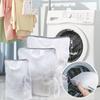 Zipper Mesh Laundry Bag Hanging Storage Clothes Wash Bags Laundry Basket  for Washing Machines