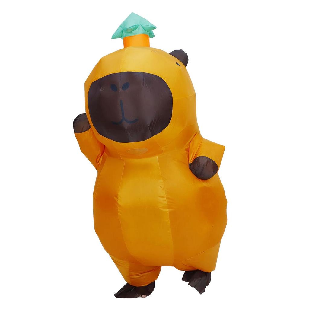 Inflatable Capybara Costume, Creative Cosplay Outfit for Carnival, Role Play Party