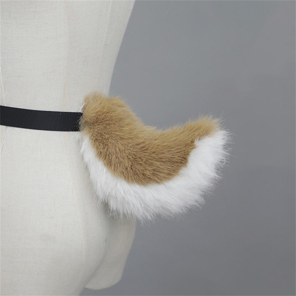 Pluche Konijnenstaart Gesimuleerde Dierstaart Cosplay Accessoires Lolita Kostuum Accessoires Feest Carnaval Verkleed Prestatie Rekwisiet about 20cm