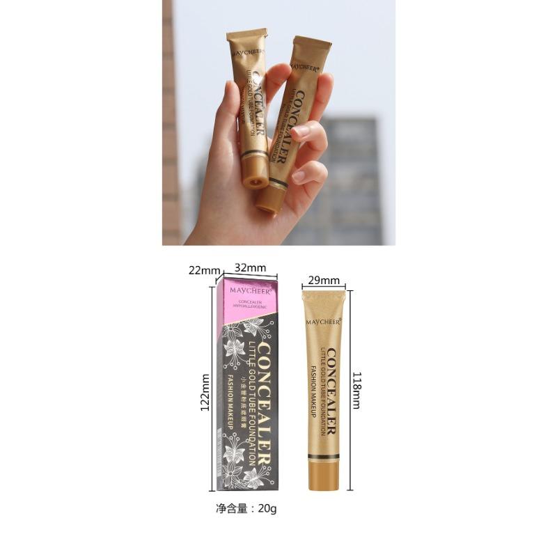 Maycheer Small Gold Tube Concealer For Tattoo Acne Dark Spots