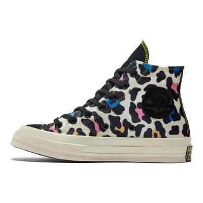 Chuck 70 High Welcome To The Wild Eggs Women Sneakers White Egret Black 572369C