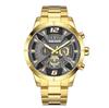 MEGIR Fashion Men's Watches Waterproof Stainless Steel Business Casual Wristwatch with Chronograph Male Clock Reloj Hombre 2221