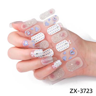 INS Style Nail Stickers 3D Diamond Nails Japanese Style Small Fresh Nail Stickers Imitation Diamond Nail Stickers