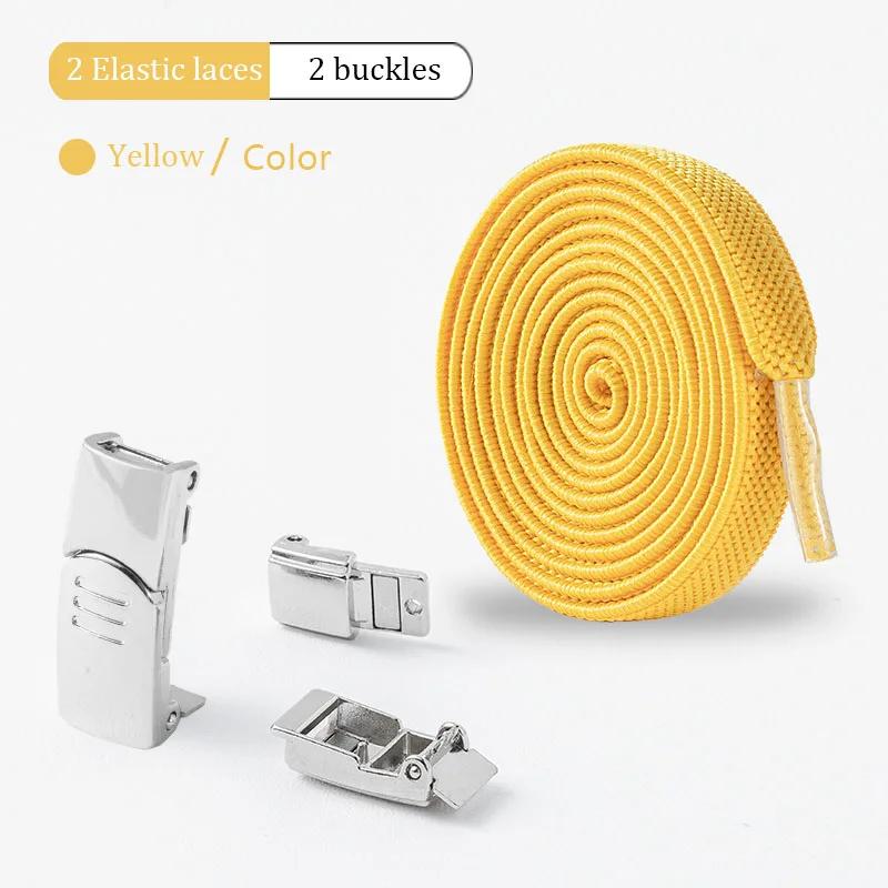 No Tie Lazy Shoelaces Tieless Shoelace Buckle Magnetic Shoe Laces Quick Release Clasp Lock for Sneakers Canvas Casual Shoe Boots