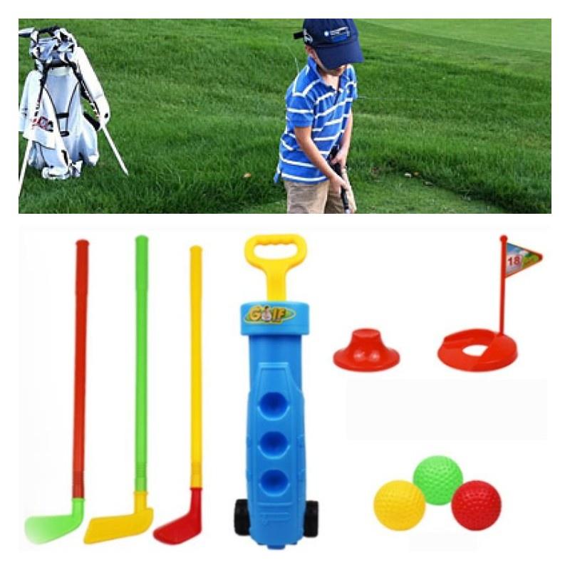 Rui Cheng Indoor Plastik Kinder Golf Spielzeug Set Sport Übung Ball Schläger Kombination