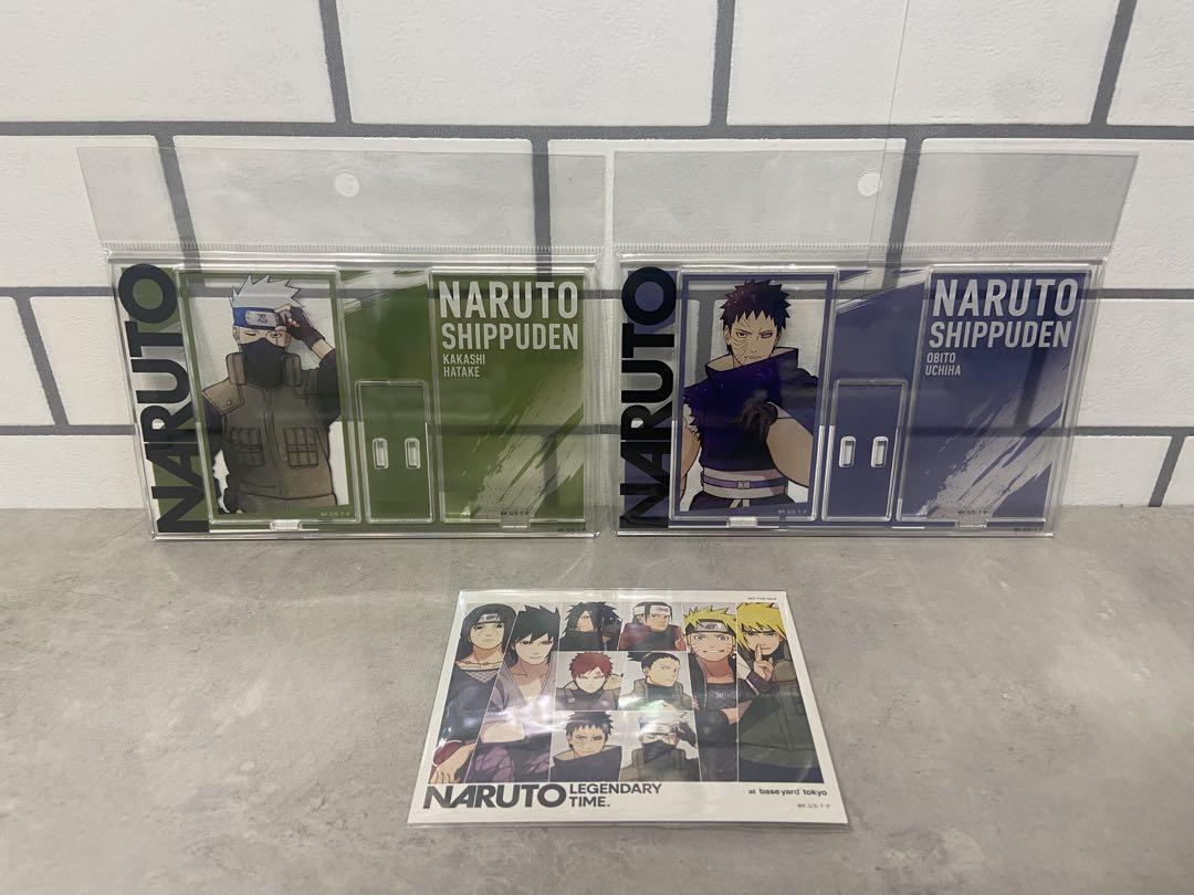 

[USED] NARUTO Baseyard Acrylic Stand Plate 2-Piece Bonus: Obito and Kakashi