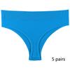 Sports Girls Underwear Thong Seamless Sexy Invisible Mid-waist T-pants Girls Solid Color Comfortable Sports Fitness T-word Panties Female