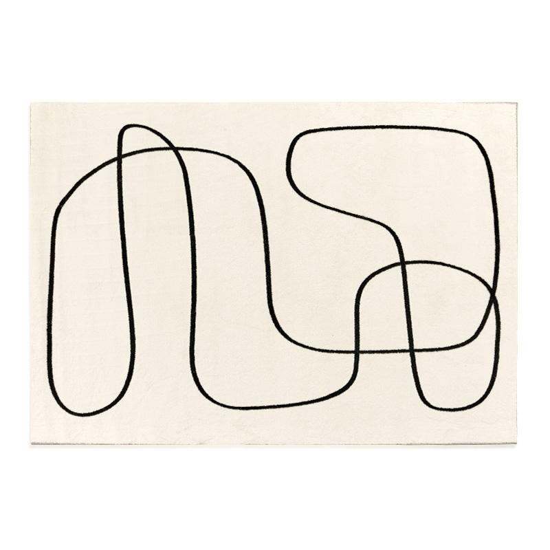 Nordic Style Living Room Decoration Carpet Home Large Area Rugs for Bedroom Fluffy Soft Cloakroom Rug Thickened Anti-skid Mat