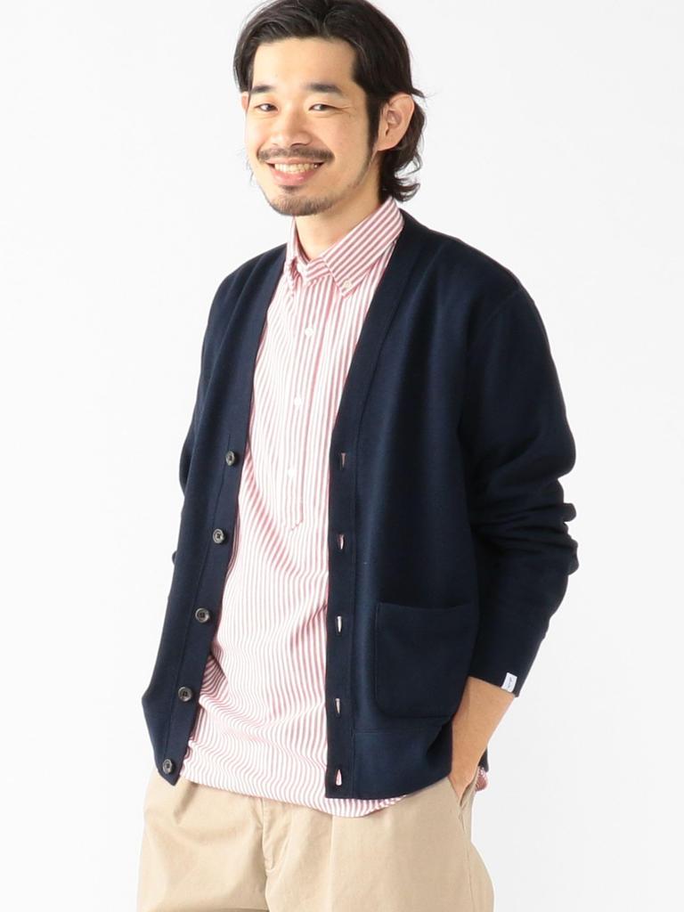 BEAMS PLUS/Sweatshirt LOOPEWHEELER X BEAMS PLUS Special Edition Extra Light Plus Sweat Cardigan Men's LW Marine (DK.NAVY) Size L 38130097593