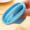Hot Sale Portable Silicone Retractable Folding Cup With Lid Outdoor Telescopic Collapsible Drinking Cup Travel Camping Water Cup