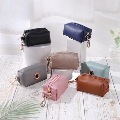 Drop Shipping Outdoor Draagbare Hondendrolzak Dispenser PU Pouch Huisdier Ophaal Drolzakjes Houder