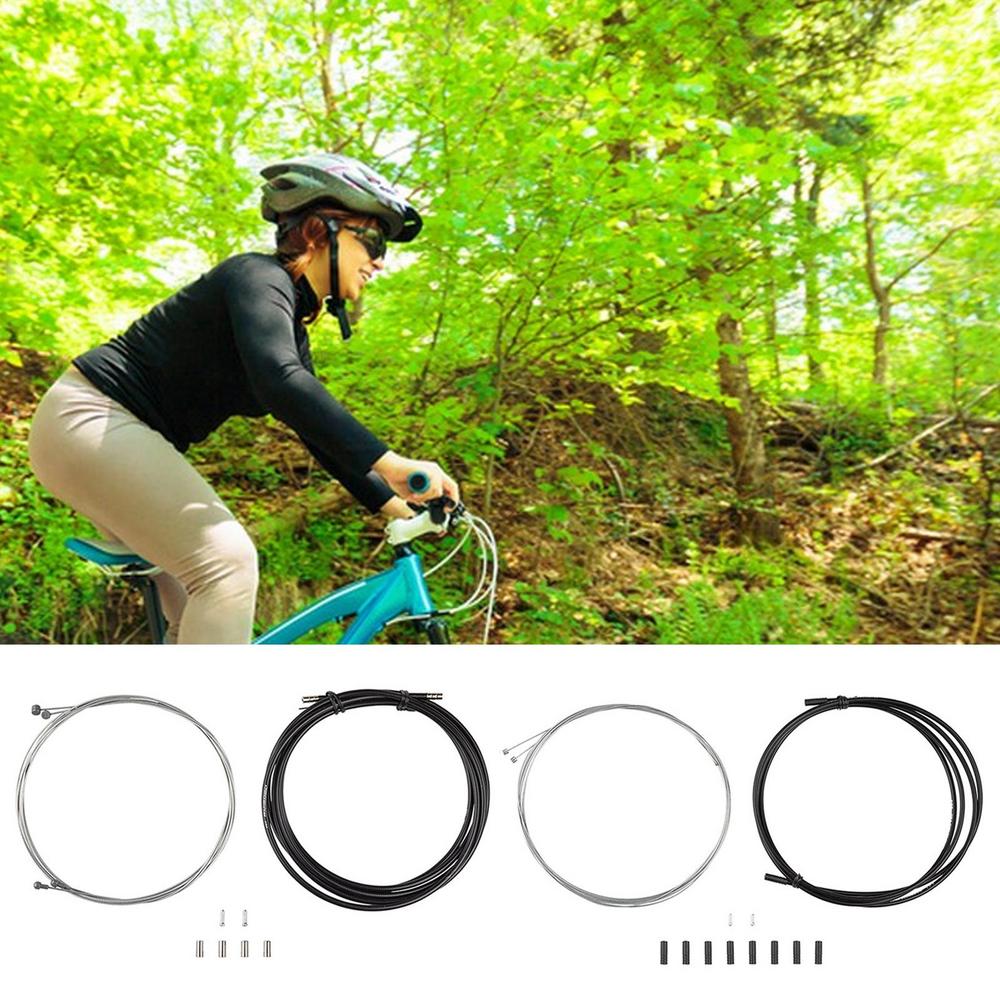 BMX Brake Cable Biking Cable Kit Shift Lines Cycling Gear Cable Shift Derailleur Cable Shifter Cable Replacement Set For
