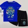 Boy's T-shirt Set Summer Sports Kids Set Children's Short Sleeve Shorts Two-Piece Set