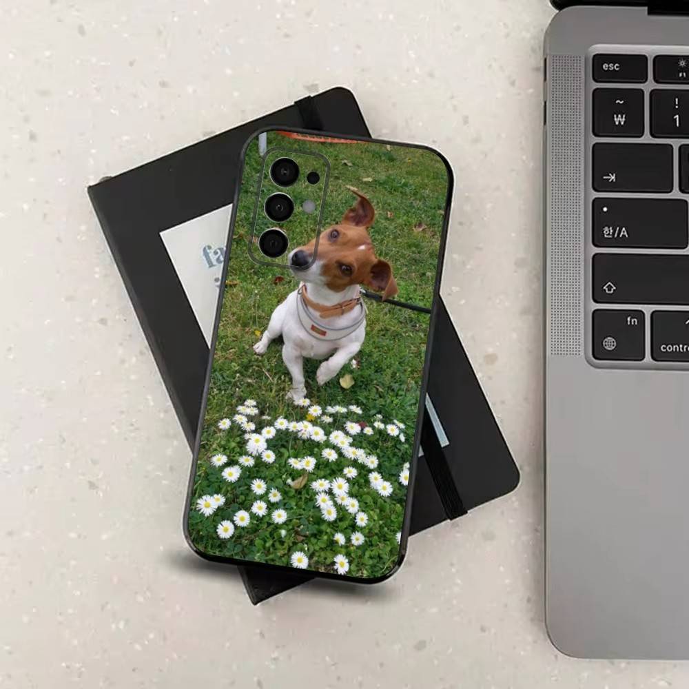 Jack Russell Terrier Dog  Case For Samsung Galaxy A73,52,71,22,Note,31,8,9,53,32,72,41,J7,Soft Black Silicone Cover