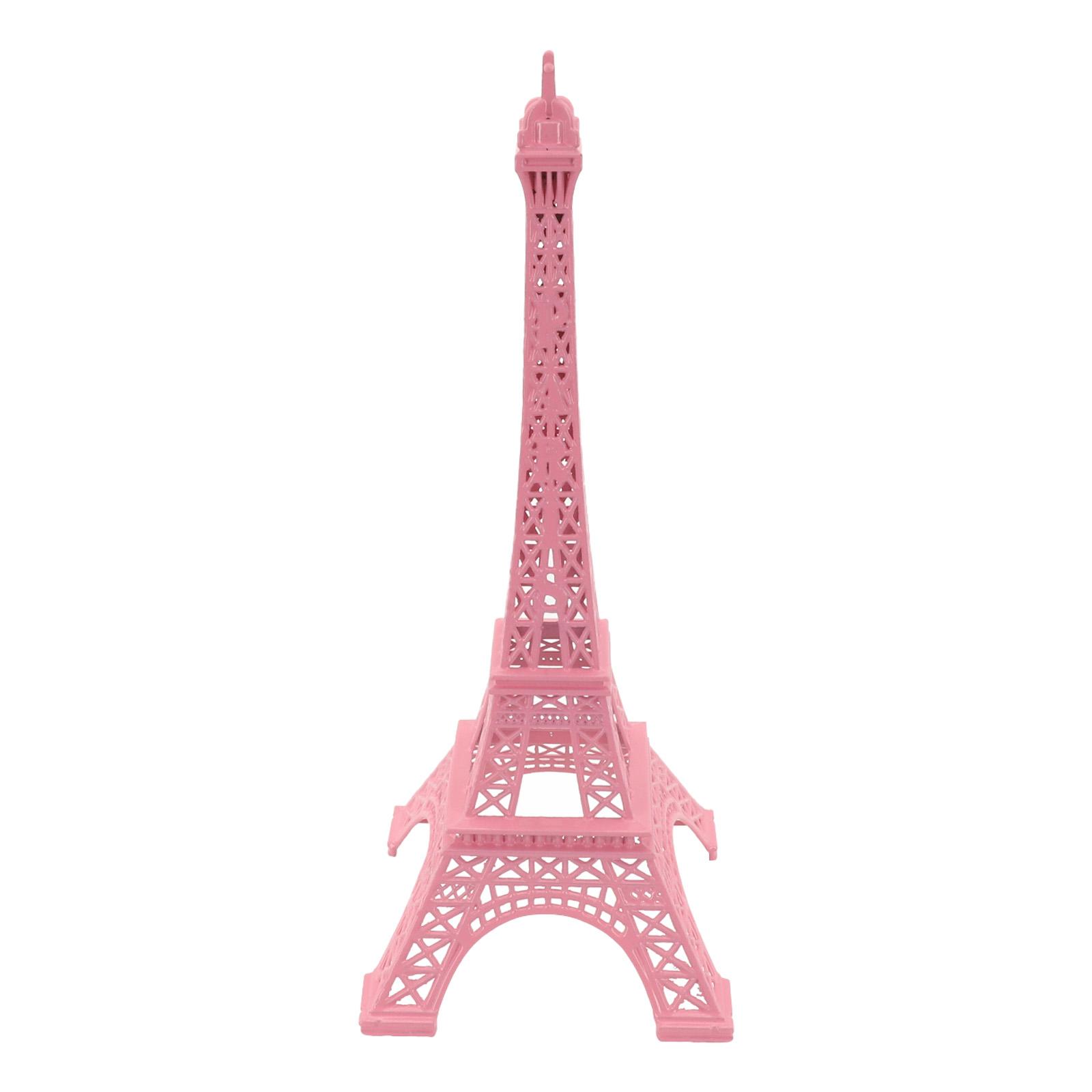 

Creative Pink Eiffel Tower Model Alloy Crafts Home Decoration Accessories Figurine Statue Model Souvenir Home Interior Design рожевий