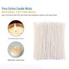 Aroma Candle Wick Replacement - Smokeless Cotton Core for DIY Soy Wax Candles