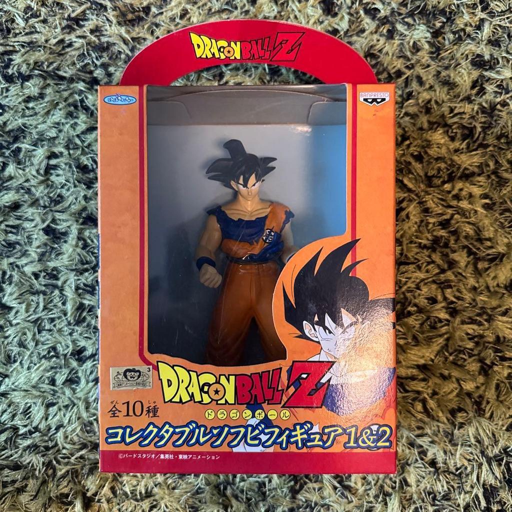 Used Dragon Ball Collectible Soft Vinyl Figure 1 & 2 Son Goku
