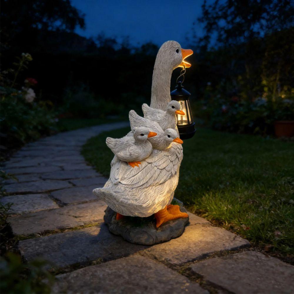 Waterproof Resin Solar Frog Lantern Solar Powered Solar Garden Statue LED Light Frog Figurine Yard