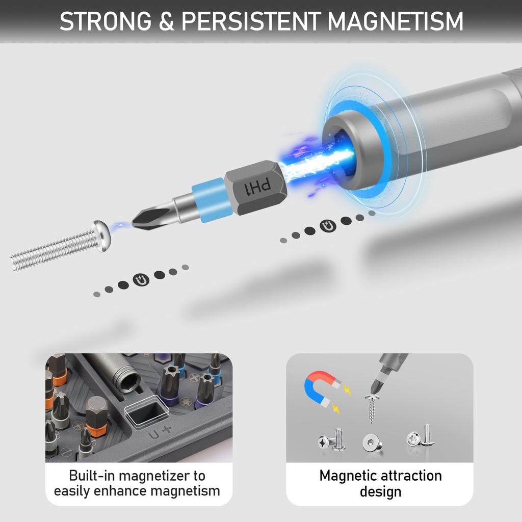 43in1 Ratchet Screwdriver Set Magnetic Screwdriver Repair Tools Set with Handle Multifunctional Screwdrivers for Assembly Repair