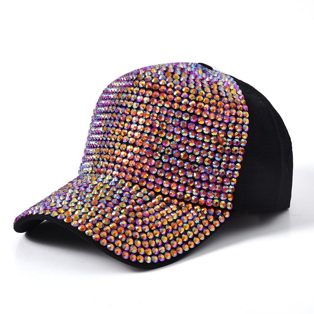 Casquette de Baseball Polyvalente Mode Femme Chapeau Diamant