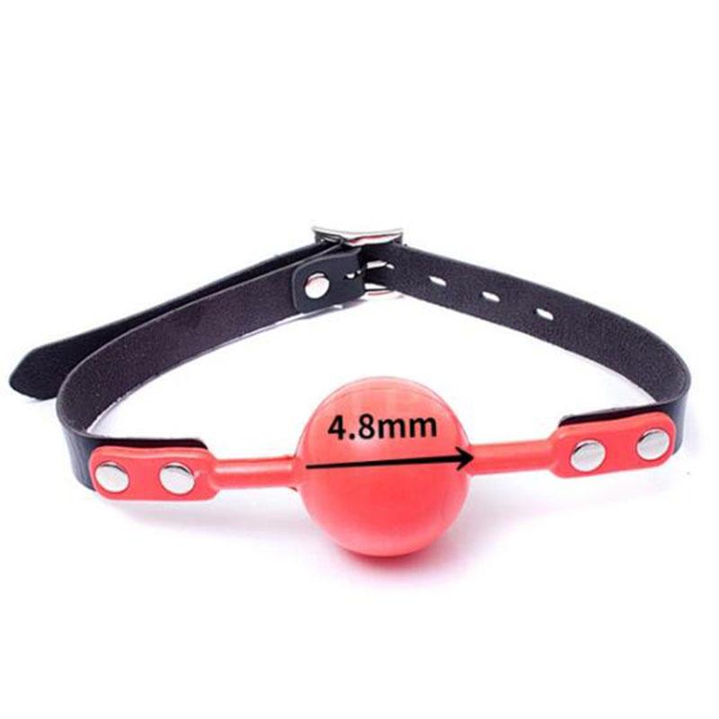 Manyjoy 4.8mm Ball Shape Mouth Gag Bondage Slave Toys Open Mouth Gag Erotic Sex Toys For Woman Couples Adult Sex Games