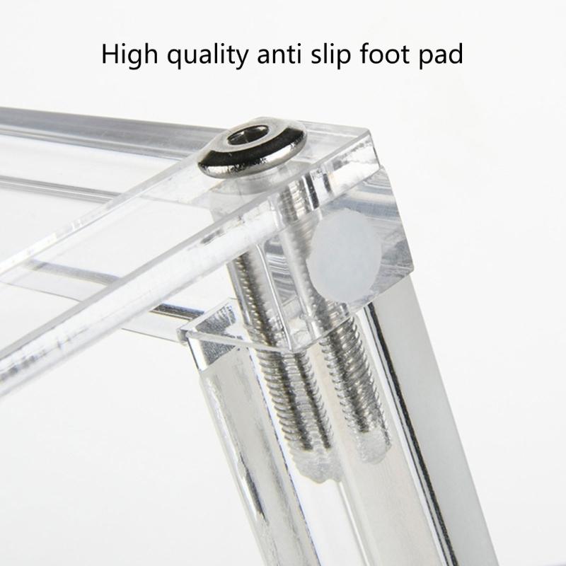 Vinyls Record Storage Stand Acrylic Vinyls Record Storage Holder Clear Organizers Holder for Single Gatefold Album