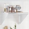 VidaXL Wall Shelf 50x45x31 Cm Silver Stainless Steel, Floating Shelf, Wall Display Shelf, Panel 30276