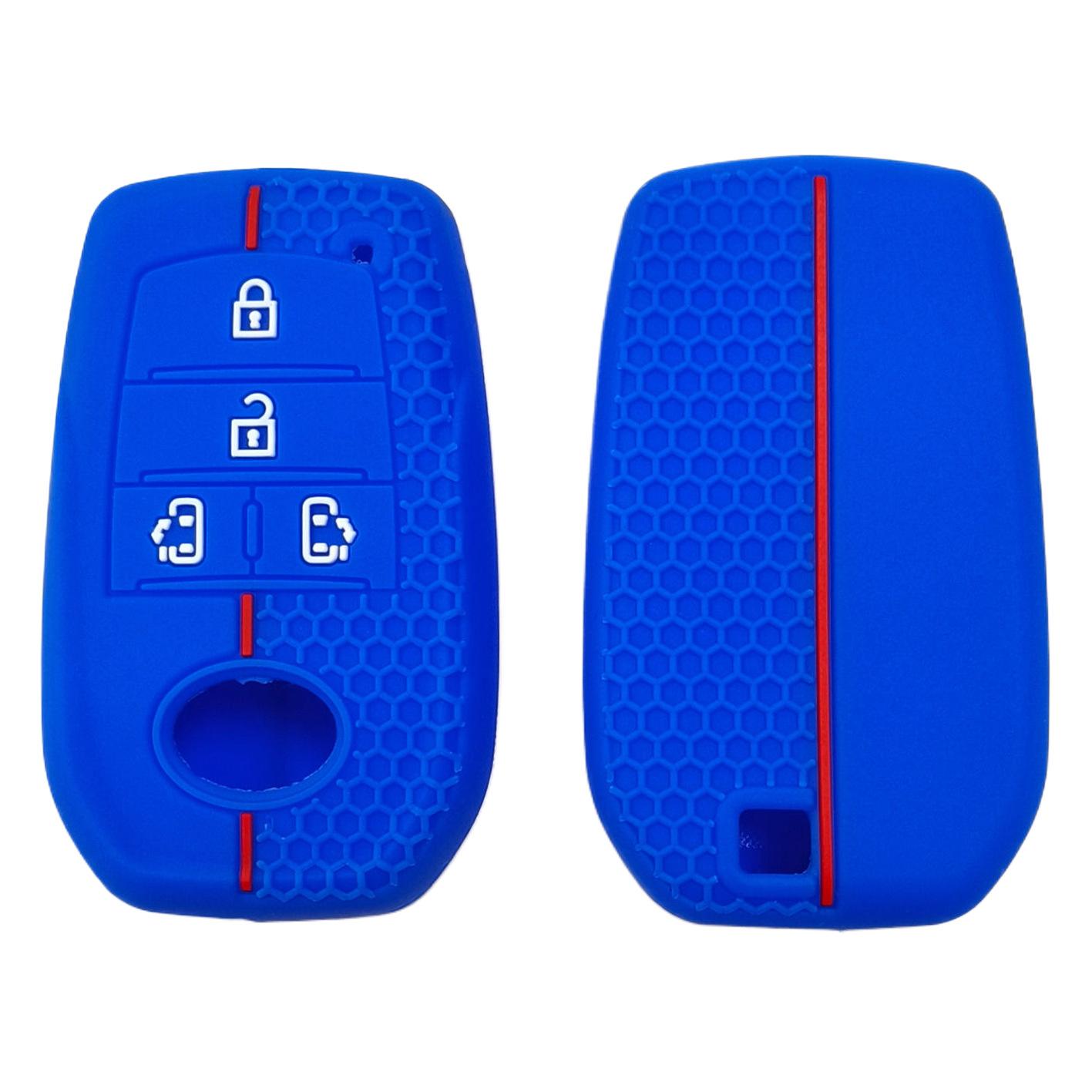 

High-quality silicone key bag suitable for Toyota Sienna, Elfa, Grevia, and Wilfa cars with honeycomb pattern