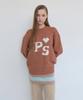 PISCESS Hairy Jacquard Sweater_Orange