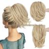 Adjustable High-Temperature Silk Short Curly Clip-On Ponytail Wig for Women