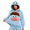 Funny Halloween Hooded Pajamas for Adults with