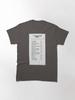 "A THOUSAND SUNS" CARTOON RECEIPT Classic T-Shirt