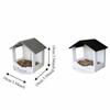 Rainproof Wall Hanging Bird Feeder Waterproof Bird Food Container Wild Bird Feeder  Window