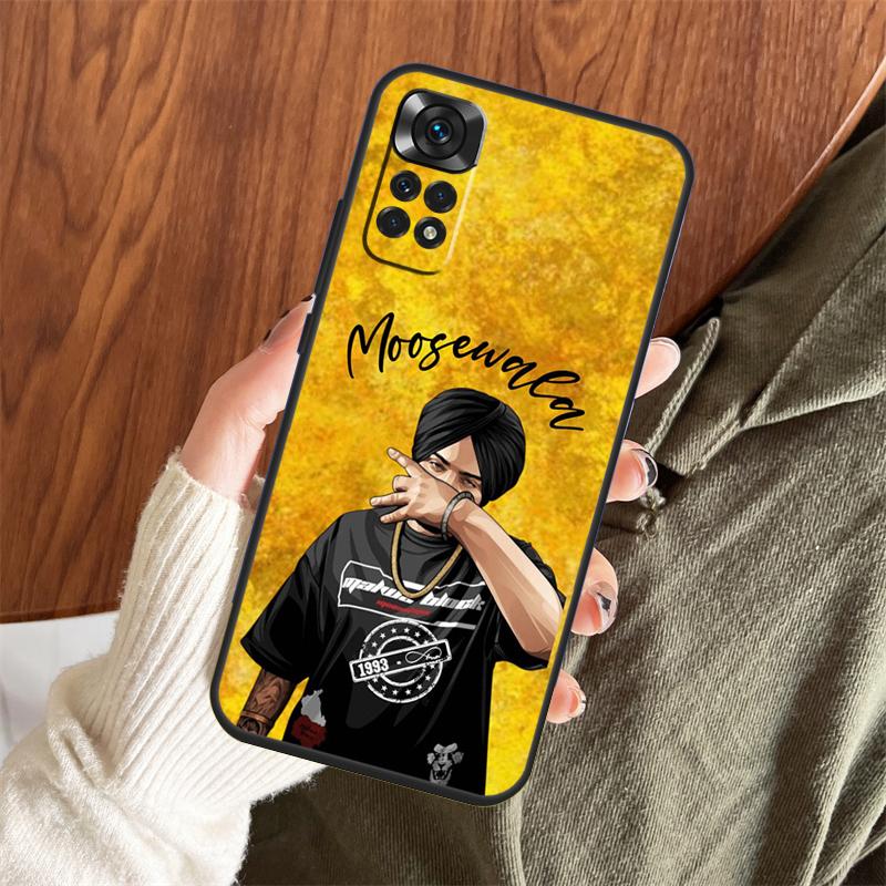 Sidhu Moosewala Case For Xiaomi Redmi Note 14 13 12 11 10 9 15 Pro Plus Redmi 15 15C 13 10C 12C 13C 14C Cover