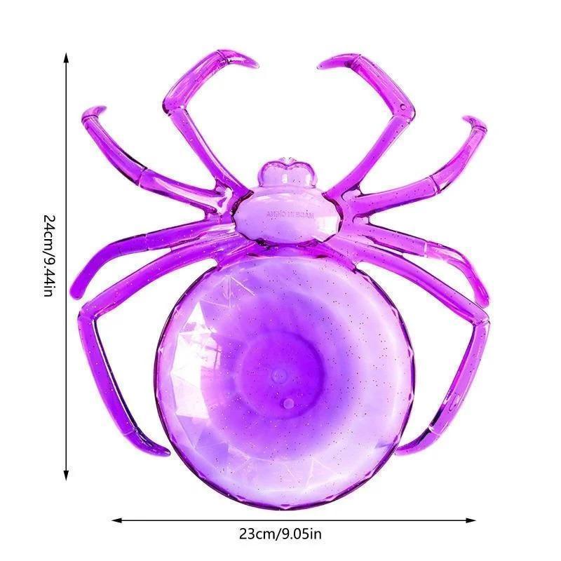 Halloween Spider Fruit Storage Bowl Candy Cookie Snack Tray Plastic Bar Table Container Home Festival Party Decoration Supplies
