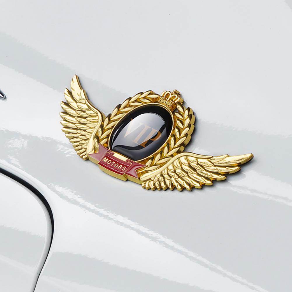 Unique  Emblem Sticker Compact 3D VIP Emblem Sticker Exquisite Workmanship Self Adhesive Car 3D Decal for Car