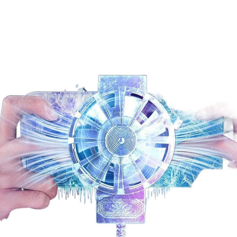 Universal Mobile Phone Cooling Fan - Silent, Air-Cooled, Compatible with Apple & Android Devices